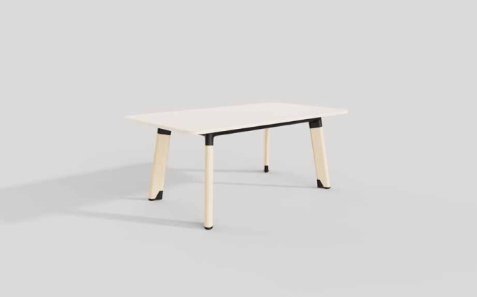 Diva 740mm 4 Leg Narrow_1800x1200mm_Ash Timber_Noir